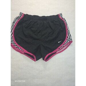 Nike Dri Fit Tempo Running Shorts Lined Black Pink Women’s Small S